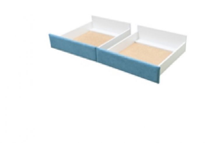 Кровать Ящики для кровати смайл. В комплекте 2 шт. Габариты 710*700*180. Выдвижной на колесиках М-СТИЛЬ