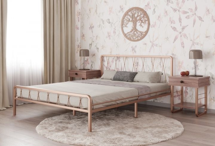 Кровать КЛЭР бронза-бронза ГЗМИ