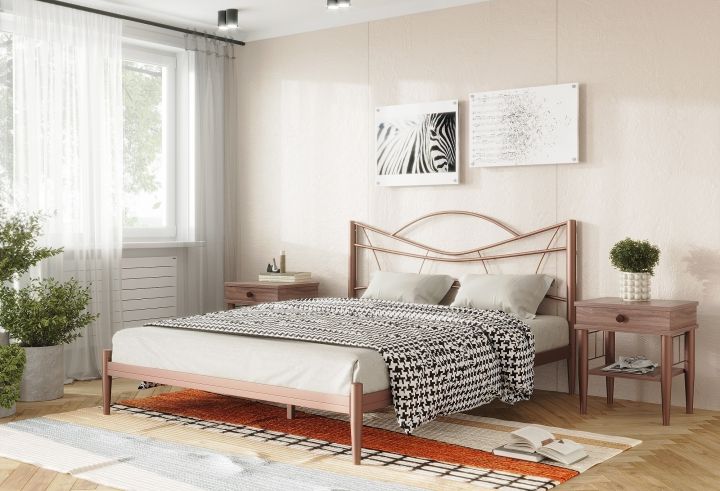 Кровать Нори бронза-бронза ГЗМИ