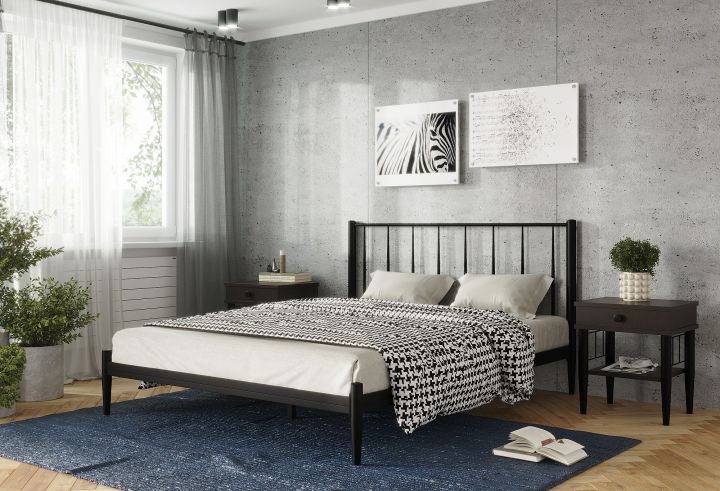 Кровать Бриз черный-черный ГЗМИ