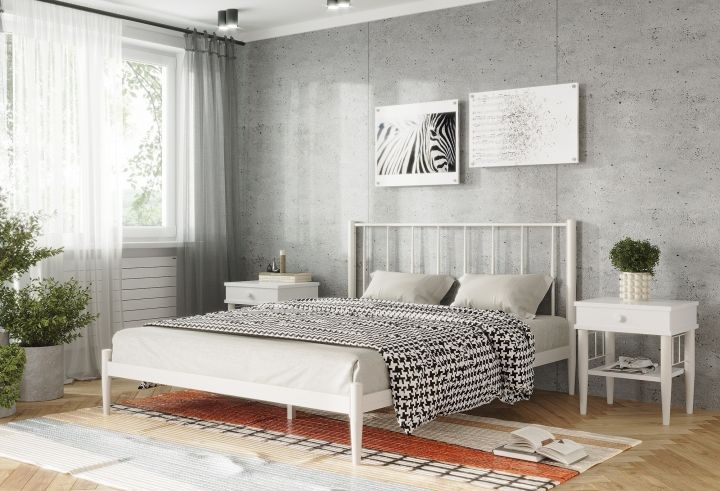 Кровать Бриз белый-белый ГЗМИ