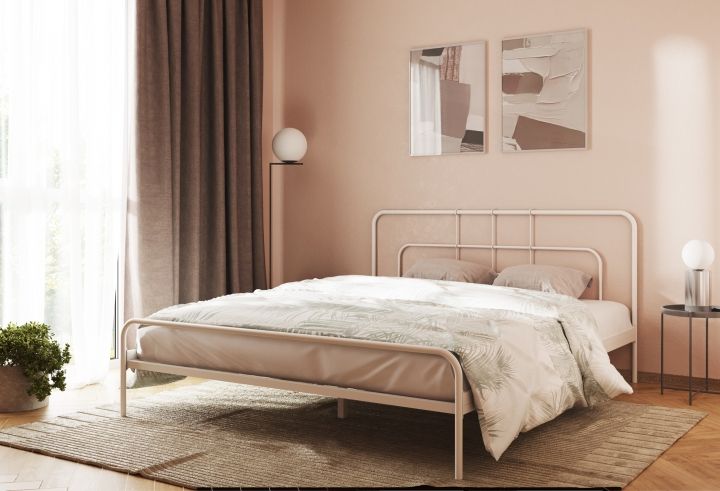 Кровать Модена белый-белый ГЗМИ