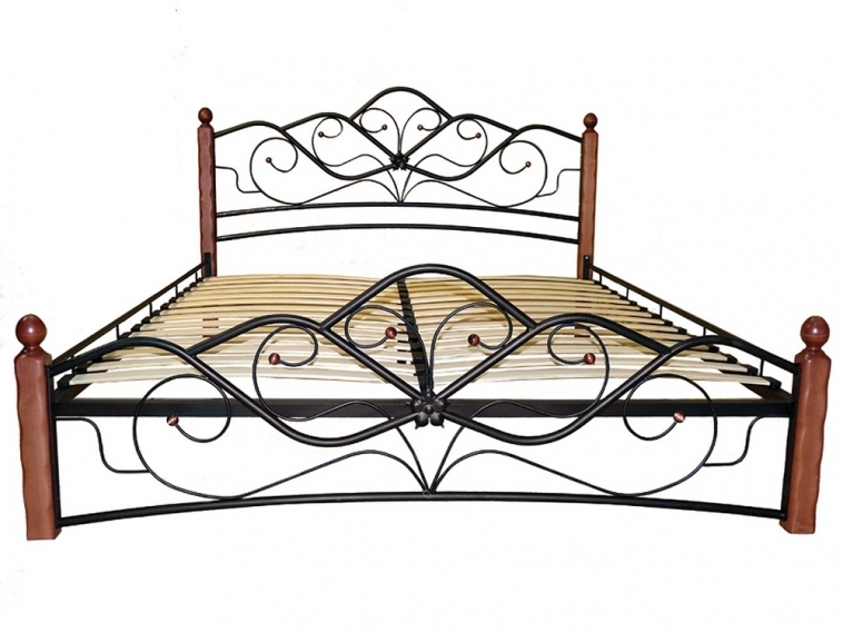 Кровать Венера 1 черный-махагон ГЗМИ