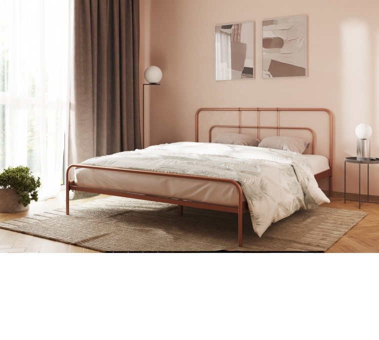 Кровать Модена бронза-бронза ГЗМИ