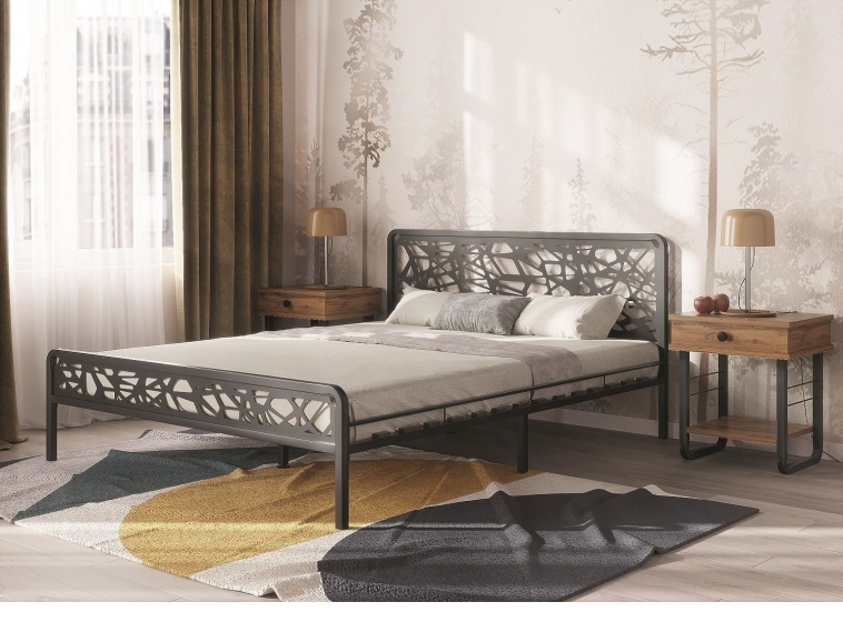 Кровать ОРИОН черный-черный ГЗМИ