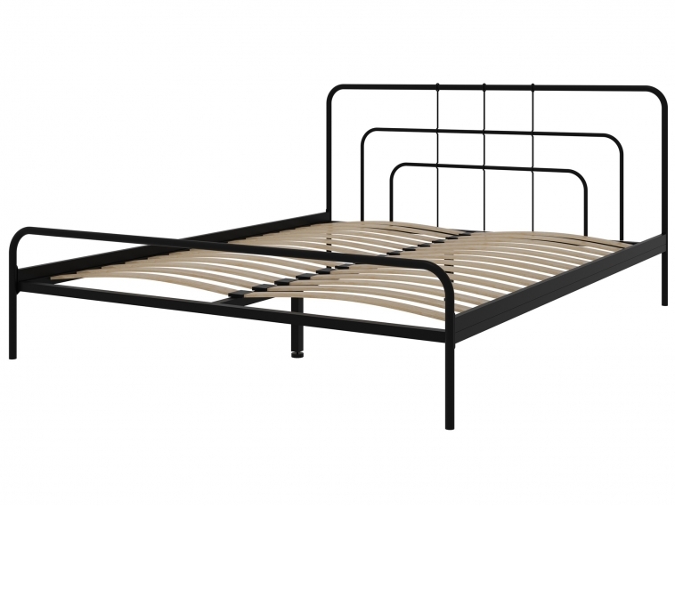 Кровать Модена черный-черный ГЗМИ