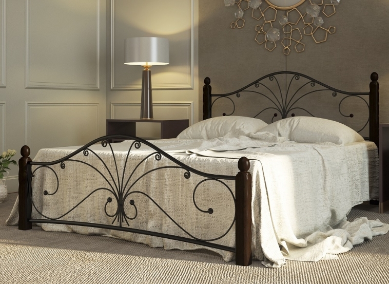 Кровать Фортуна 1 черный-шоколад ГЗМИ