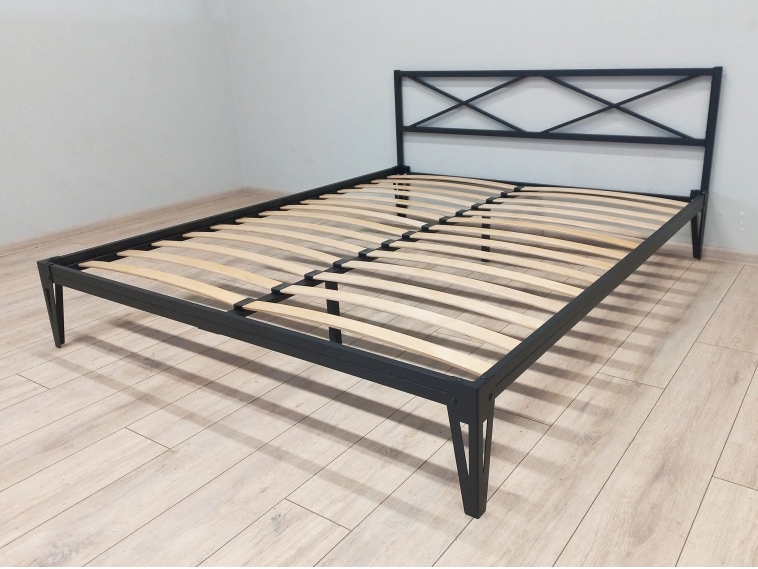 Кровать Тея черный-черный ГЗМИ