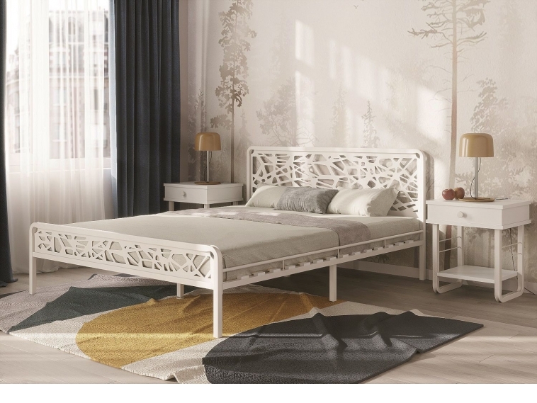 Кровать ОРИОН белый-белый ГЗМИ