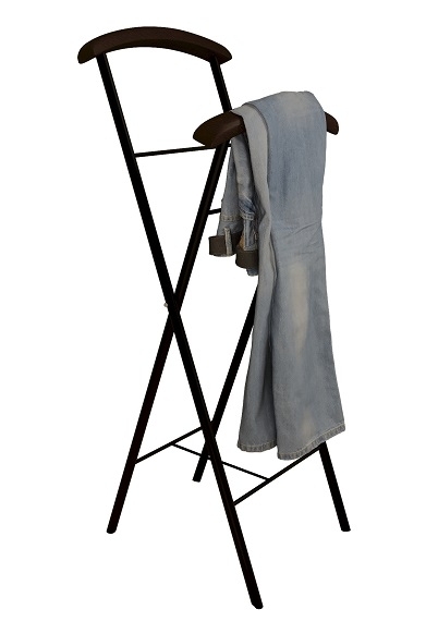 Вешалка напольная "Версаль" чёрный / шоколад (тёмно-коричневый) ГЗМИ