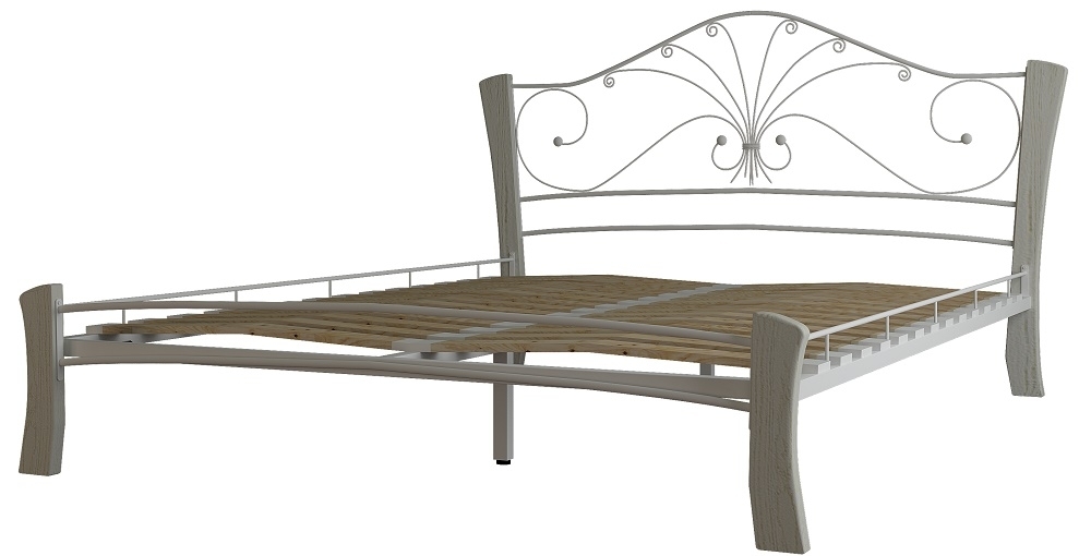 Кровать Фортуна 4 Лайт белый-белый ГЗМИ