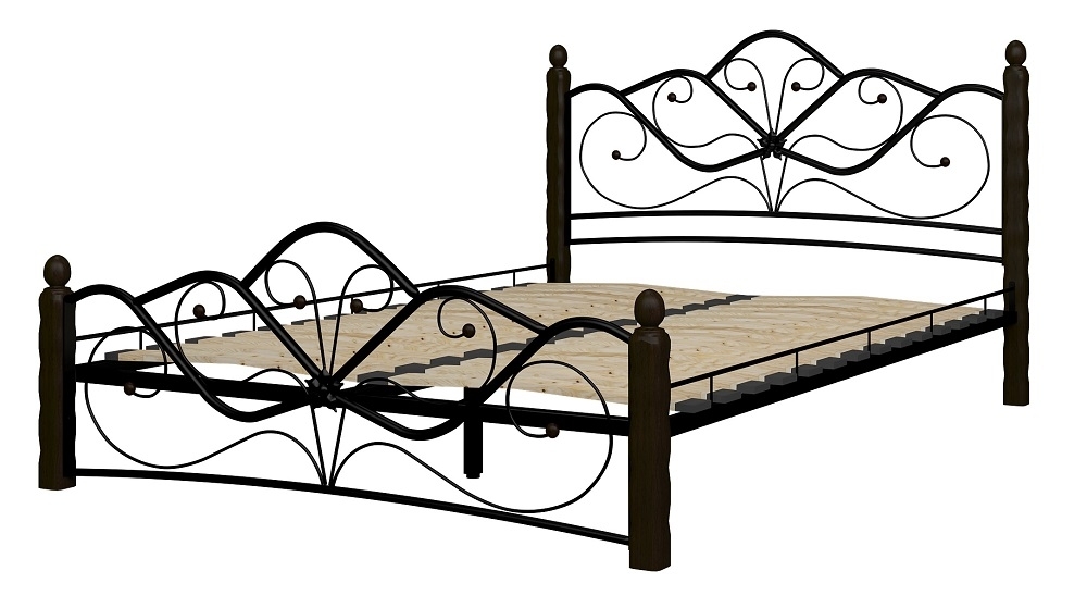 Кровать Венера 1 черный-шоколад ГЗМИ