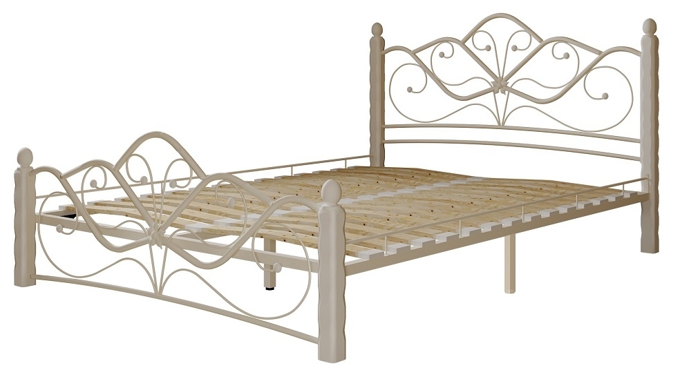 Кровать Венера 1 белый-белый ГЗМИ