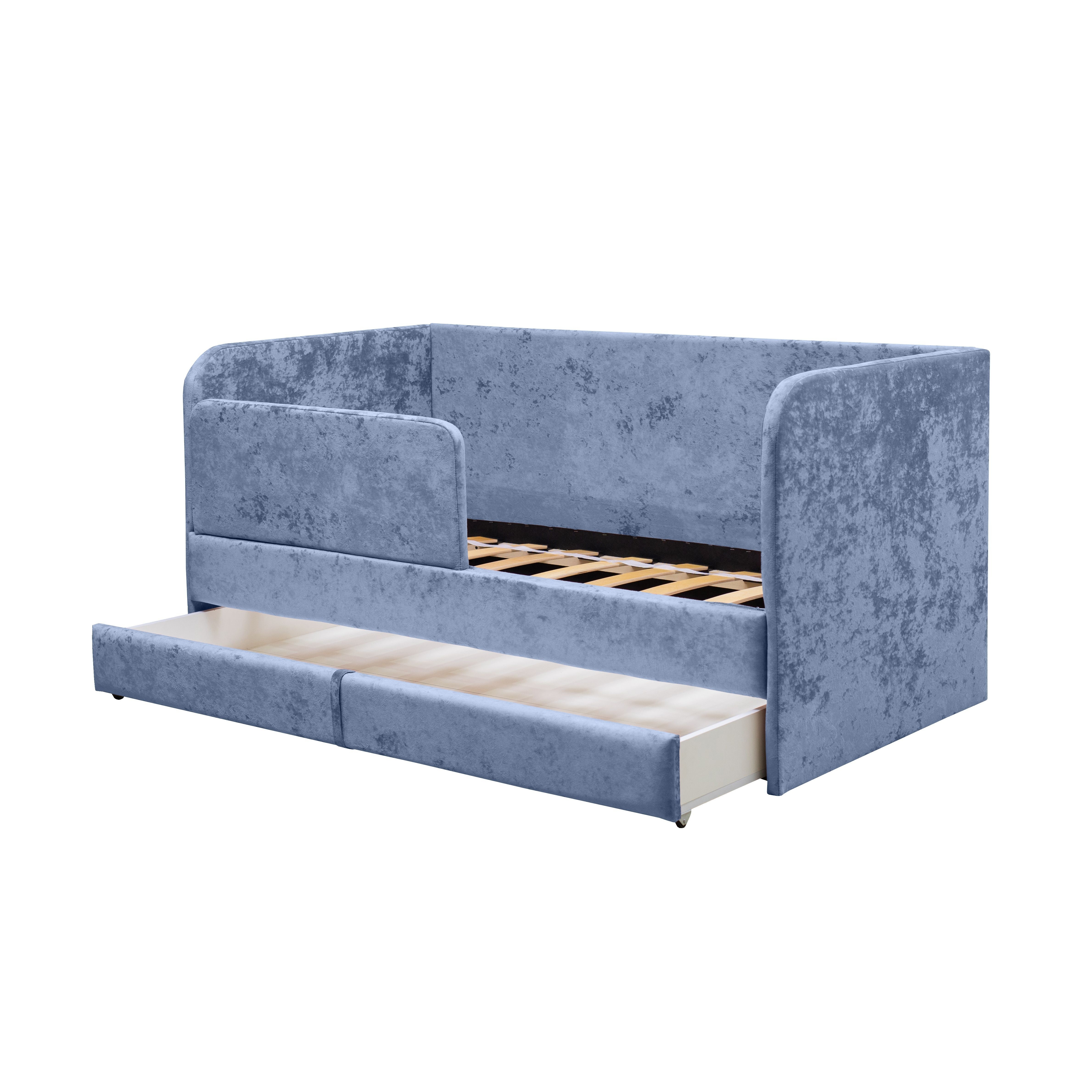 Кровать Непоседа NEW кровать 2 спальных места. Выдвижной ящик на колесиках, дно из ЛДСП. М-СТИЛЬ