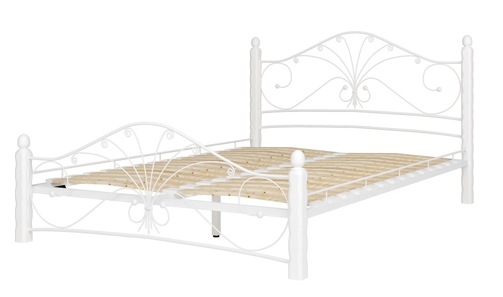 Кровать Фортуна 1 белый-белый ГЗМИ