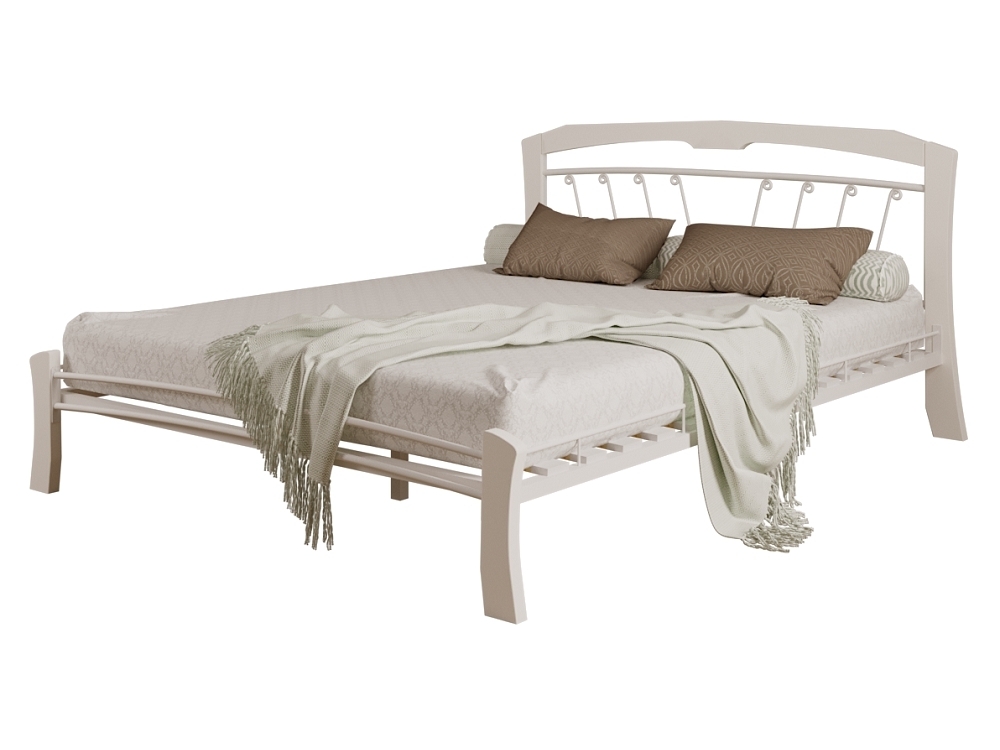 Кровать Муза 4 Лайт белый-белый ГЗМИ