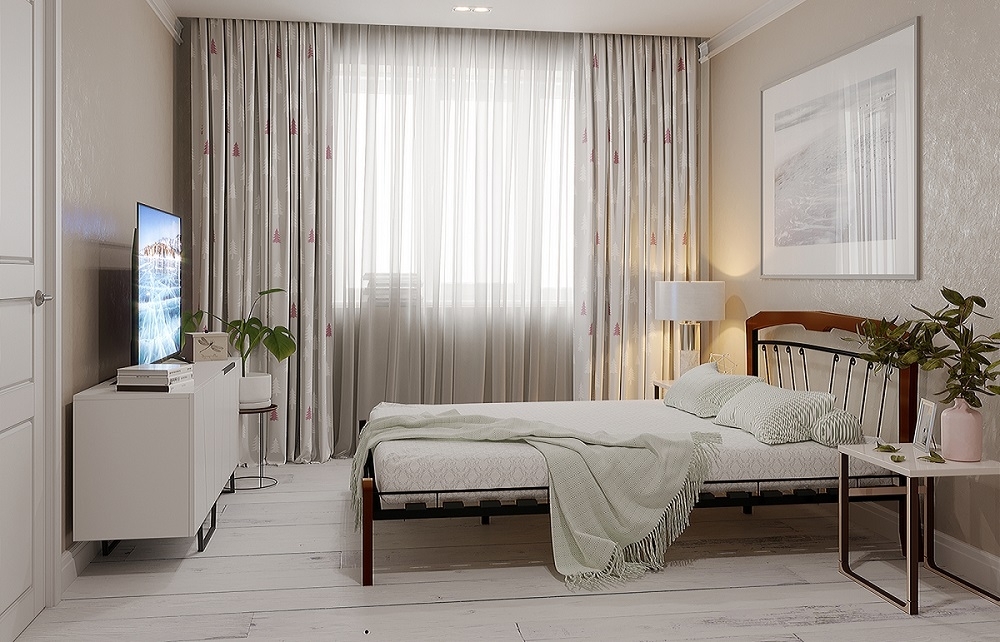 Кровать Муза 4 Лайт черный-махагон ГЗМИ