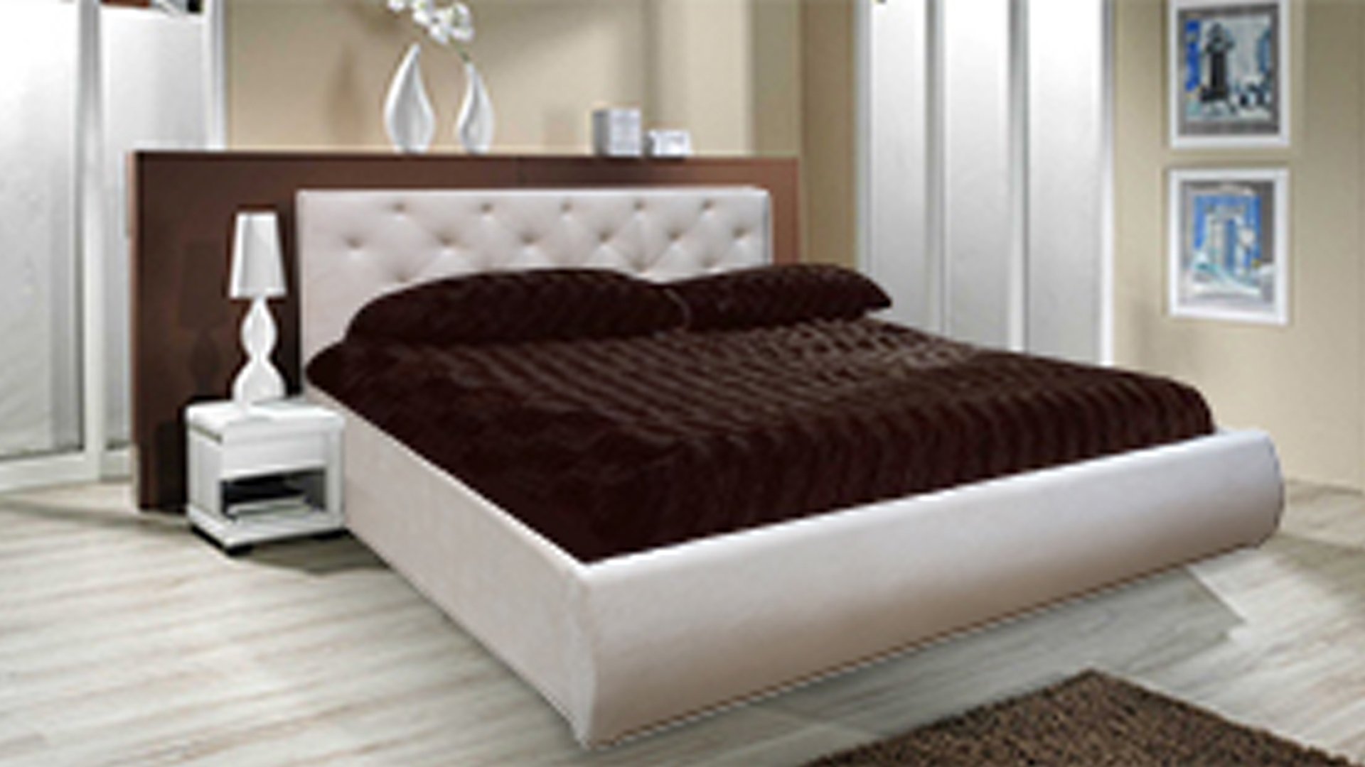 Кровать «Интерьерная» ткань (с подъемным мех-ом) М-СТИЛЬ