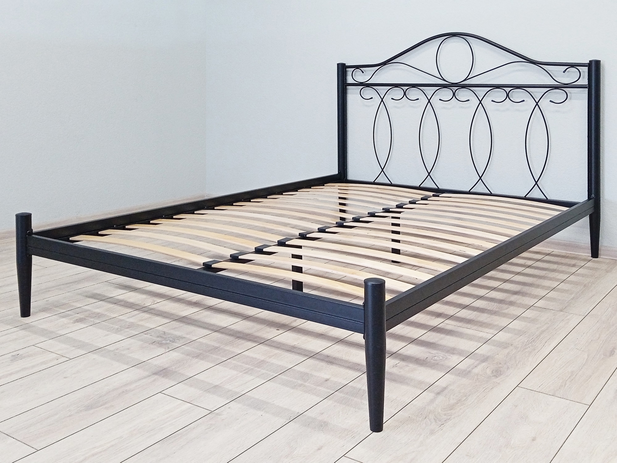 Кровать Элегия черный-черный ГЗМИ