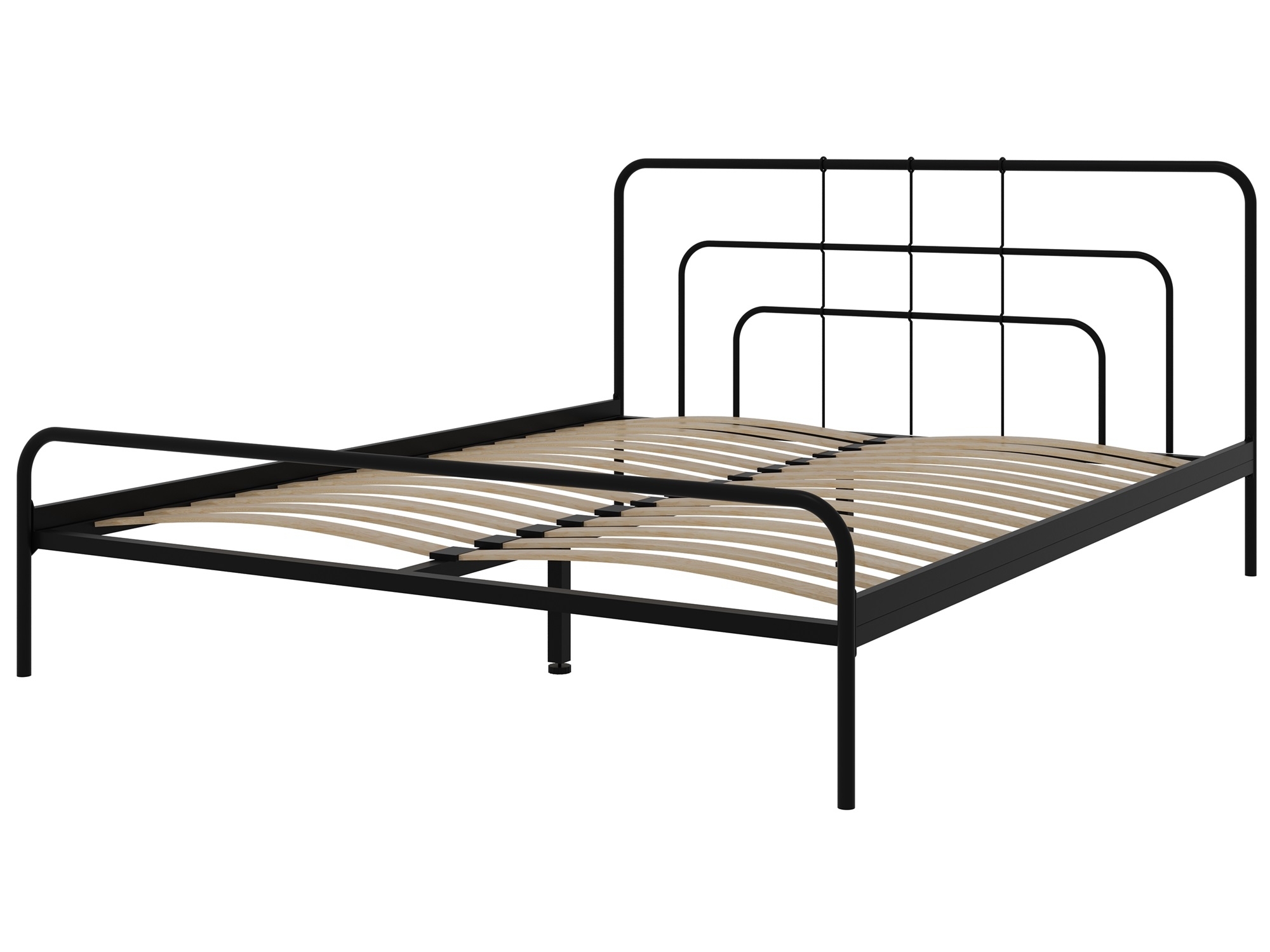 Кровать Модена черный-черный ГЗМИ