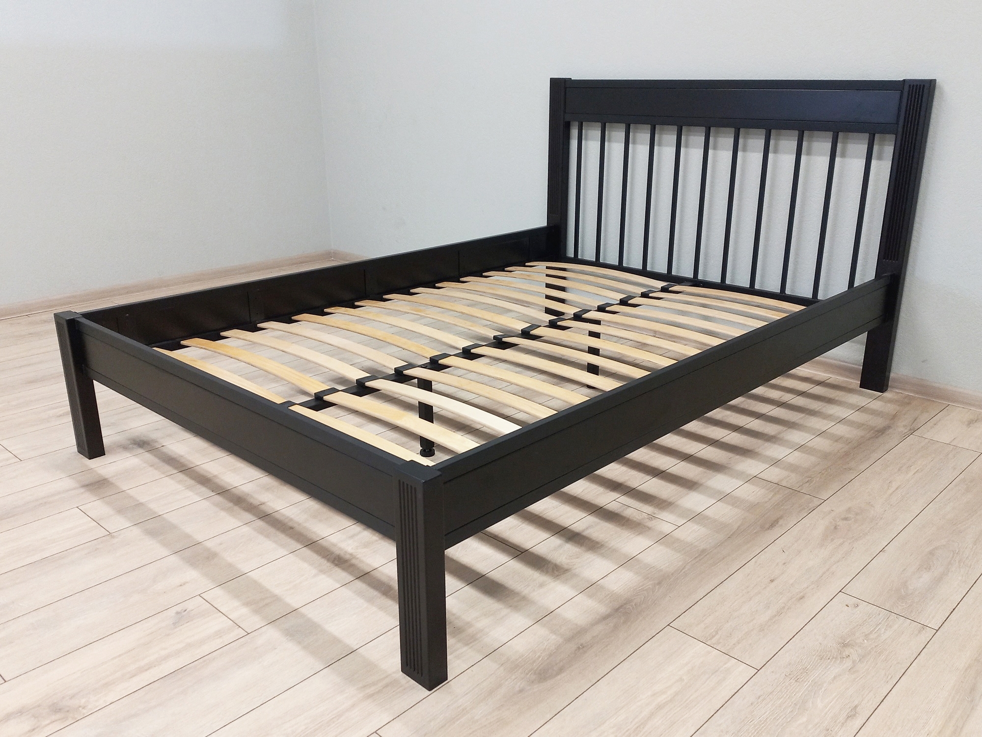 Кровать Агата черный-шоколад ГЗМИ